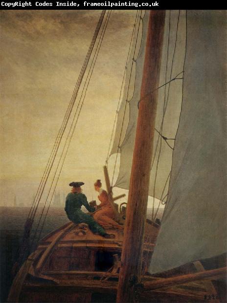 Caspar David Friedrich The Sailboat